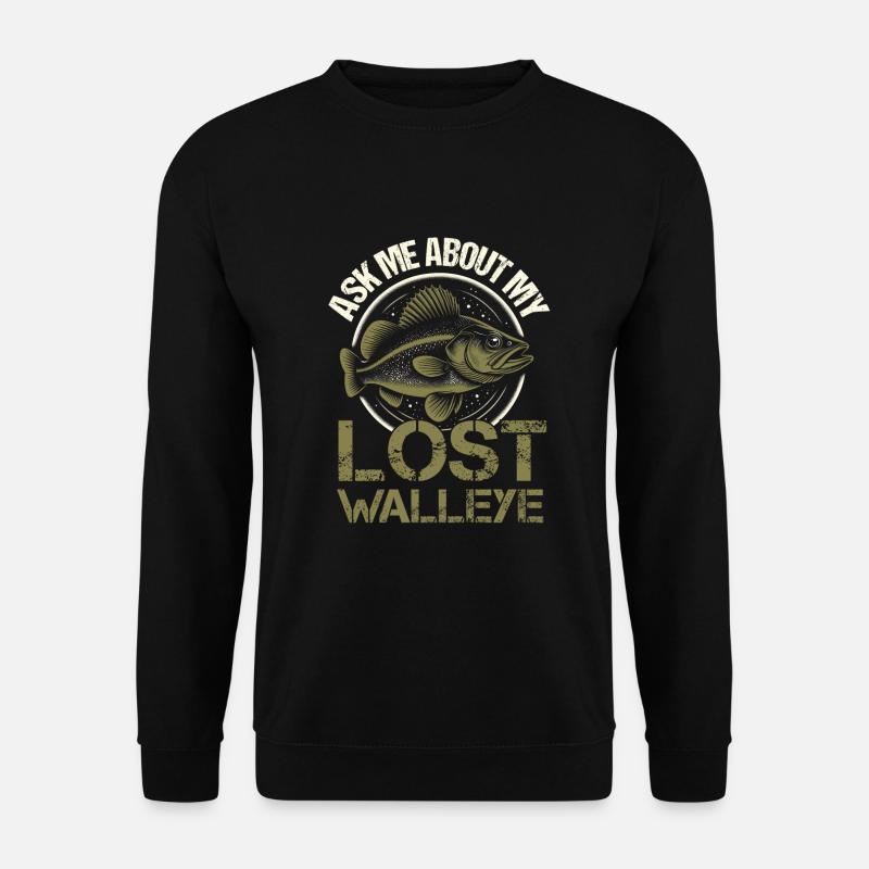 Walleye Fishing - Unisex Sweatshirt - black