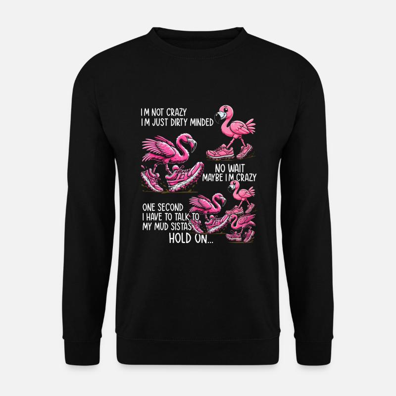 boue course boue fille - Sweat-shirt Unisexe - noir