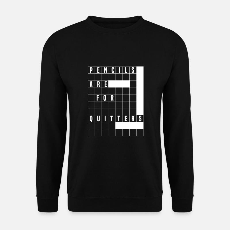 Mots croisés - Sweat-shirt Unisexe - noir