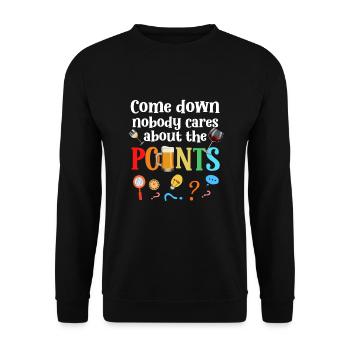 Trivia Night Host - Unisex Sweatshirt - black - Front - Alina (178cm) & Michal (187cm)