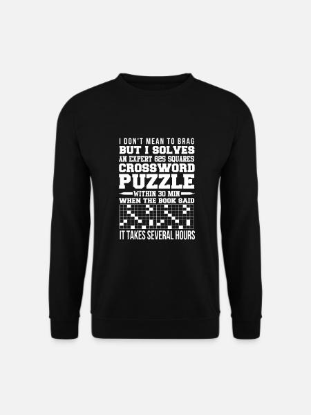 Mots croisés - Sweat-shirt Unisexe - noir