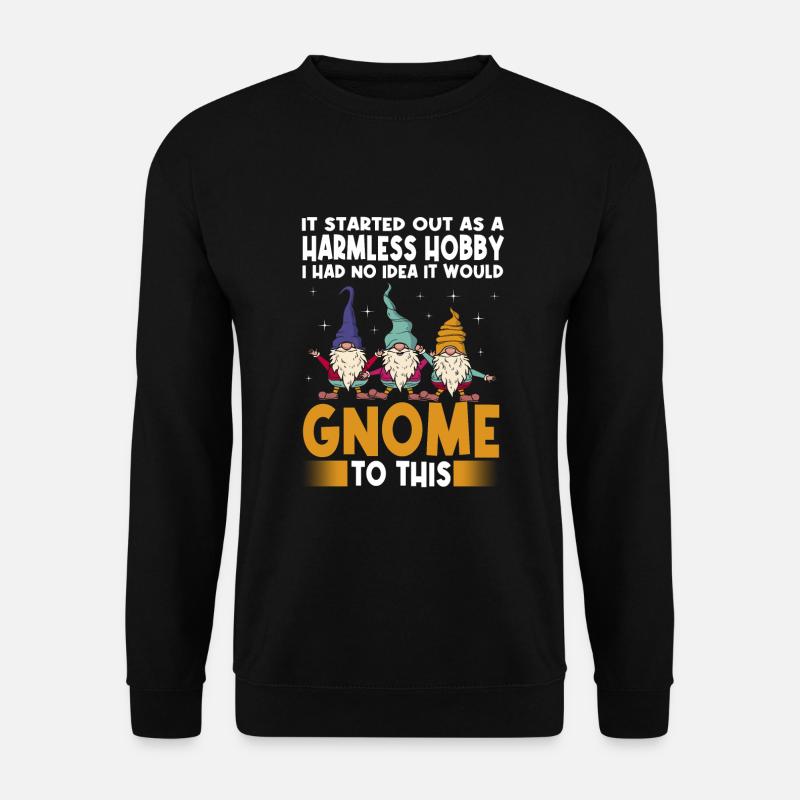 Gnomes - Sweat-shirt Unisexe - noir