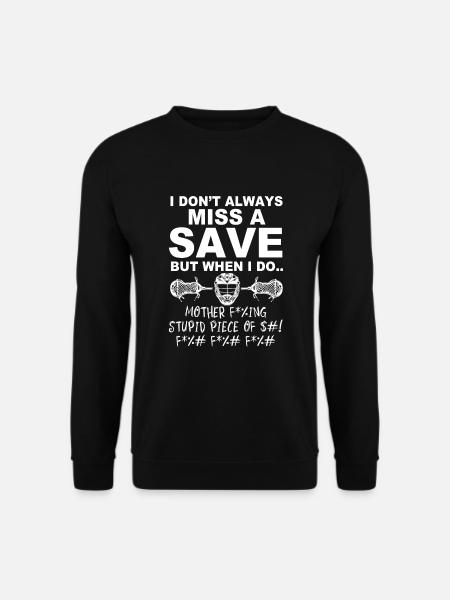 Lacrosse Goalie - Unisex Pullover - Schwarz