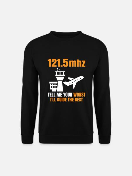 Air traffic controller - Unisex Pullover - Schwarz