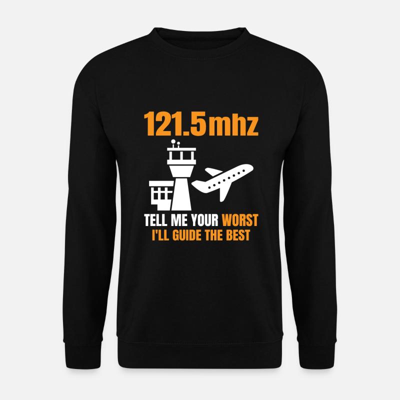 Air traffic controller - Unisex Sweatshirt - black