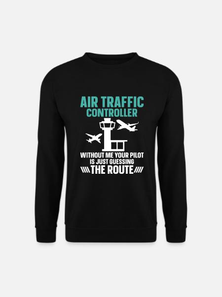 Air traffic controller - Unisex Pullover - Schwarz
