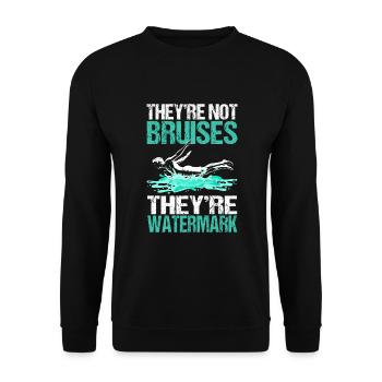 Bellyflop Belly Flop - Unisex Pullover - Schwarz - Vorne - Alina (178cm) & Michal (187cm)