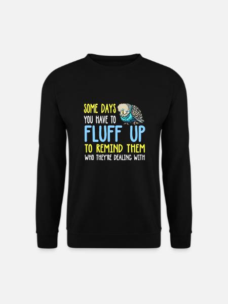 Parakeet mom Budgie - Unisex Pullover - Schwarz