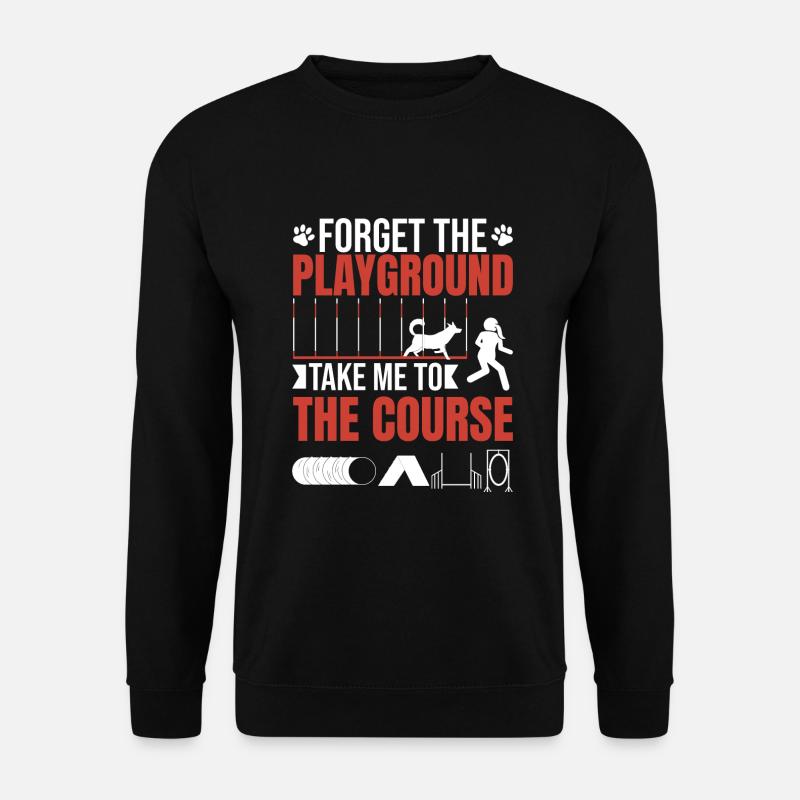 Agilité canine - Sweat-shirt Unisexe - noir