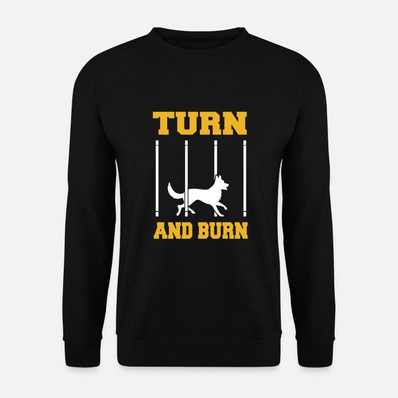 Canine Dog Agility - Unisex Sweatshirt - black