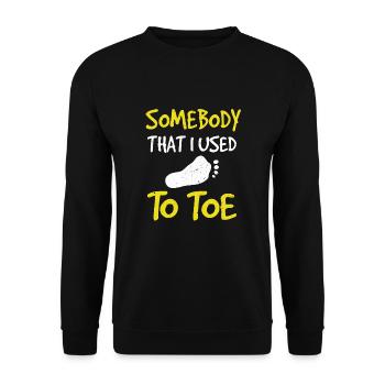 Toe amputee amputation - Unisex Sweatshirt - black - Front - Alina (178cm) & Michal (187cm)