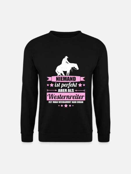 Westernreiter - Unisex Pullover - Schwarz