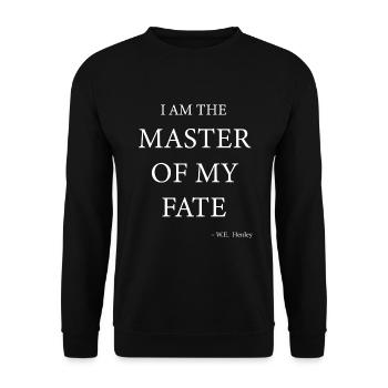 Master Of My Fate - Unisex Sweatshirt - black - Front - Alina (178cm) & Michal (187cm)