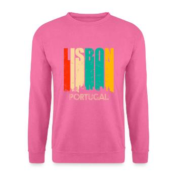 Lissabon Portugal - Unisex Pullover - Pink - Vorne