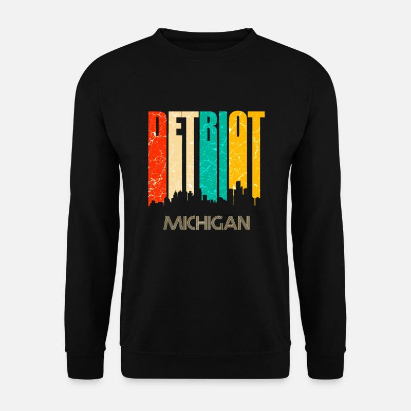 Detroit - Unisex Pullover - Schwarz