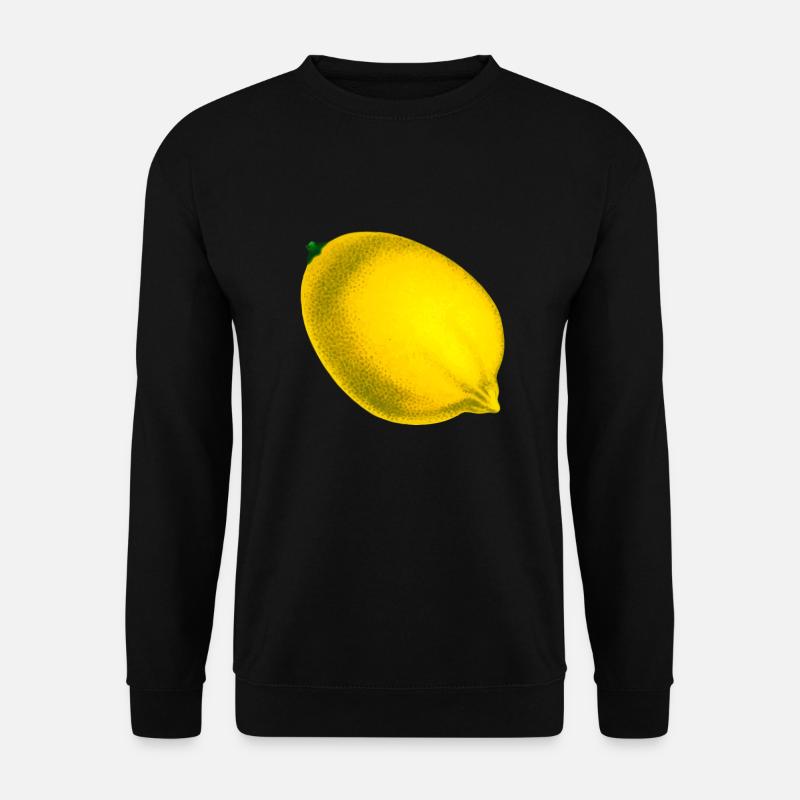 lemon - Unisex Sweatshirt - black