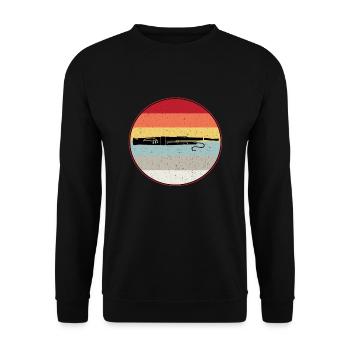 bassoon - Unisex Sweatshirt - black - Front - Alina (178cm) & Michal (187cm)