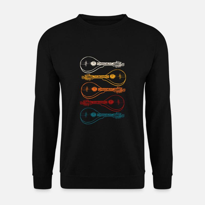 Mandolinen - Unisex Pullover - Schwarz