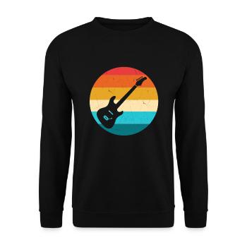 Guitare - Sweat-shirt Unisexe - noir - Devant - Alina (178cm) & Michal (187cm)