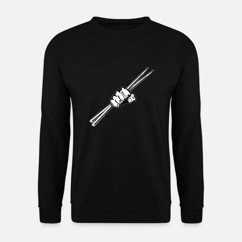 Drummer Sticks - Unisex Pullover - Schwarz