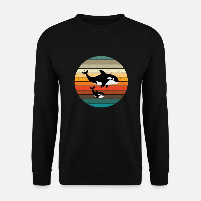 Orca - Unisex Pullover - Schwarz