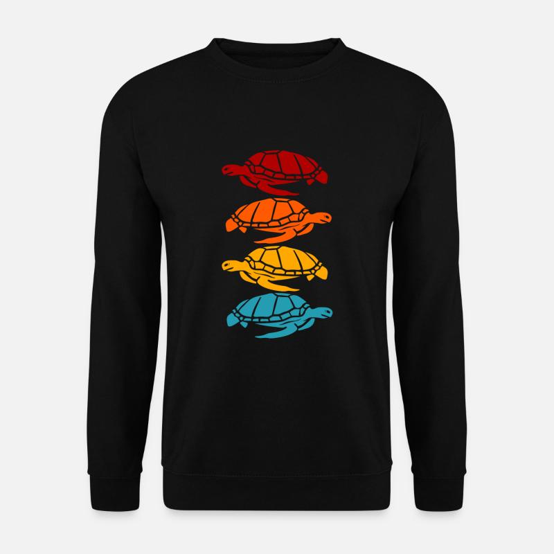 Schildkröten - Unisex Pullover - Schwarz