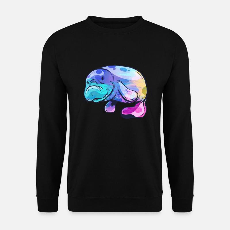 Manatee - Unisex Sweatshirt - black