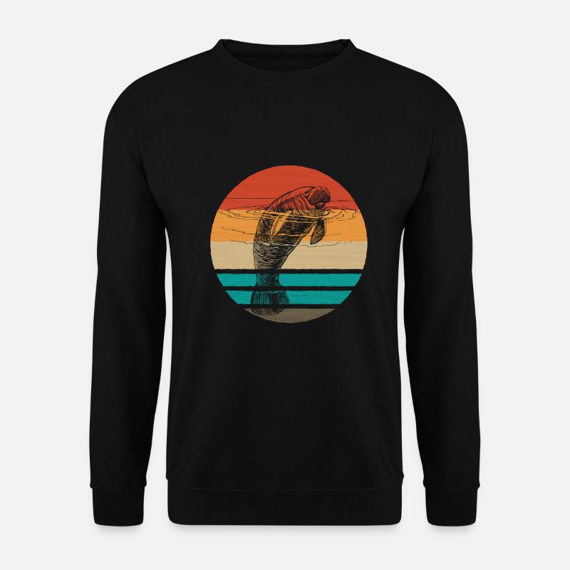 Vaches de mer - Sweat-shirt Unisexe - noir