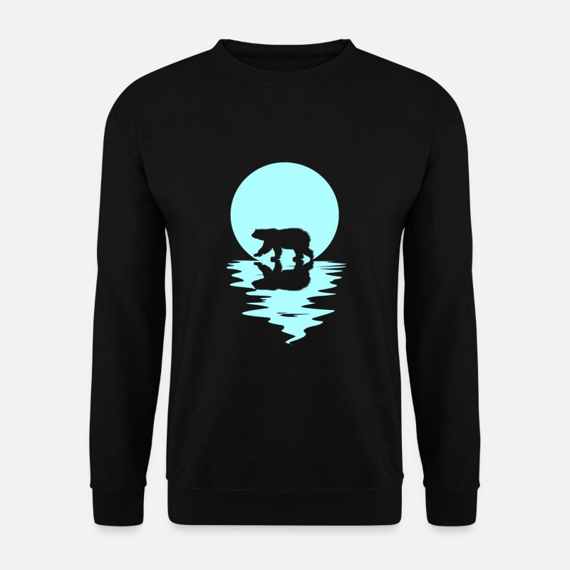 polar bear - Unisex Sweatshirt - black