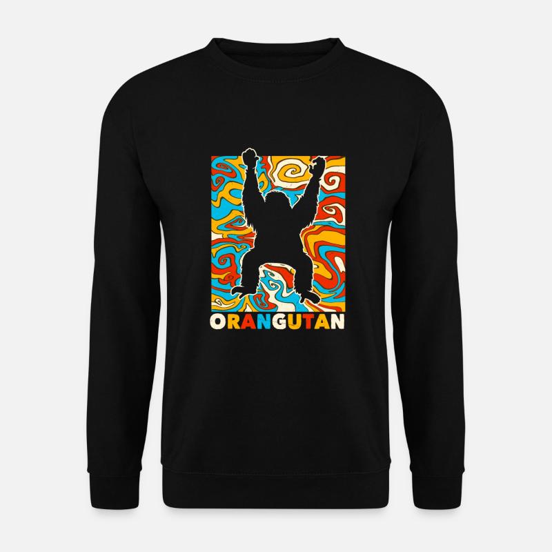 Orangutan - Unisex Sweatshirt - black