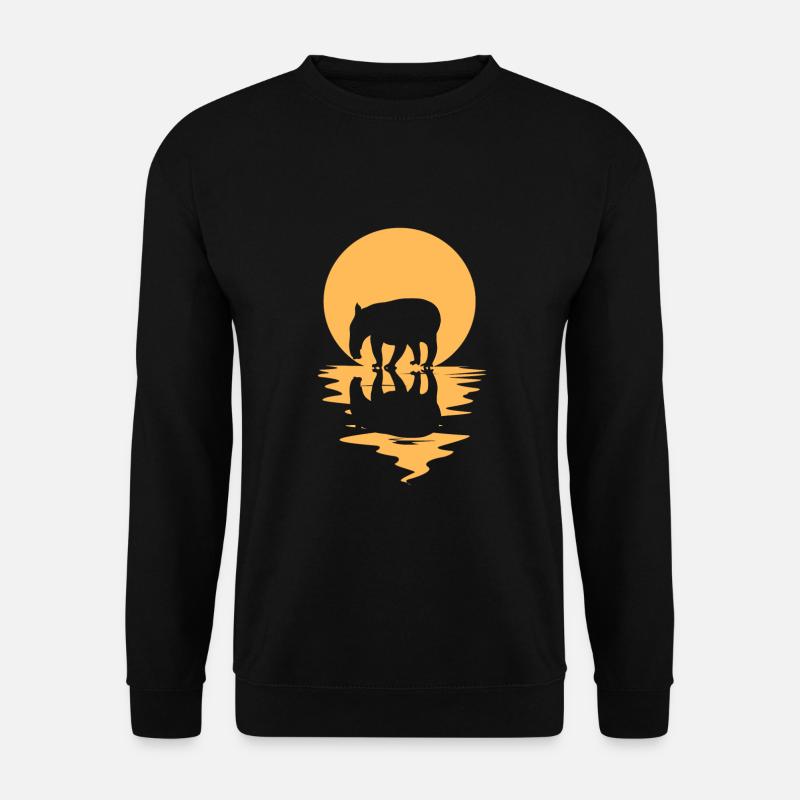 Tapir - Unisex Pullover - Schwarz