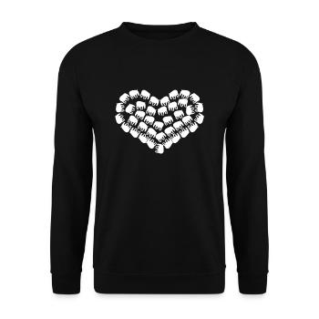 Tapire - Unisex Pullover - Schwarz - Vorne - Alina (178cm) & Michal (187cm)