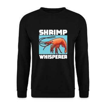 Crevettes murmureurs - Sweat-shirt Unisexe - noir - Devant - Alina (178cm) & Michal (187cm)