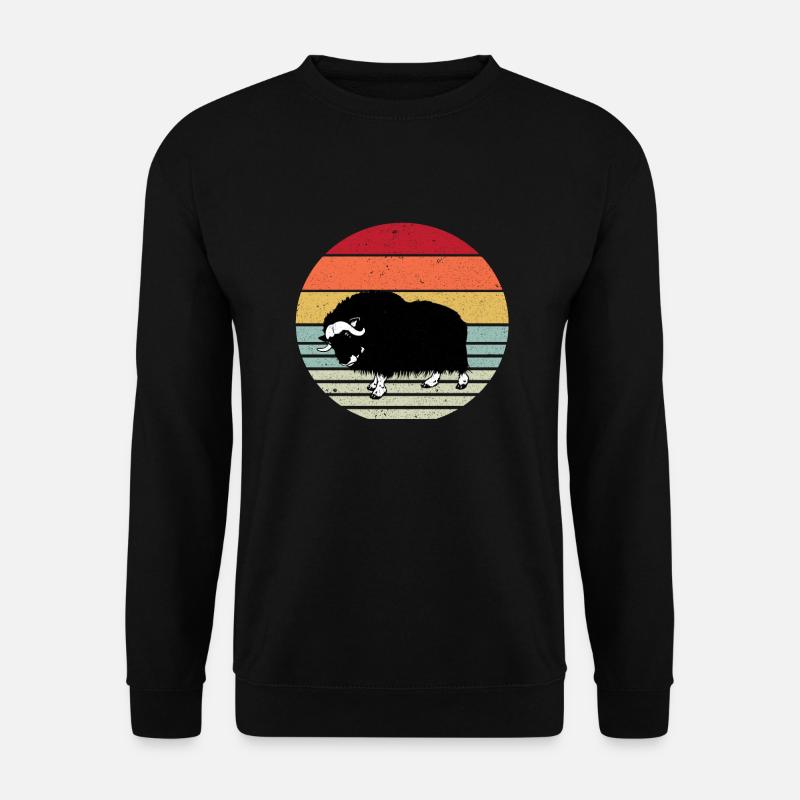 Moschusochse - Unisex Pullover - Schwarz
