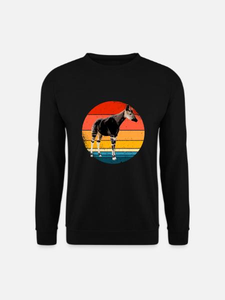 Okapi Geschenk - Unisex Pullover - Schwarz