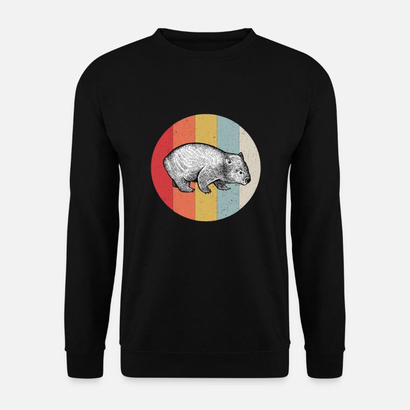 Wombat - Unisex Pullover - Schwarz