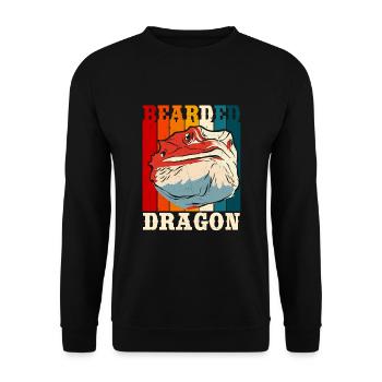 Bartagame - Unisex Pullover - Schwarz - Vorne - Alina (178cm) & Michal (187cm)