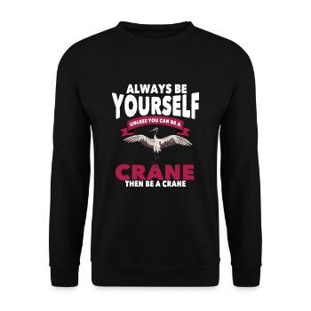 Grue - Sweat-shirt Unisexe - noir - Devant - Alina (178cm) & Michal (187cm)