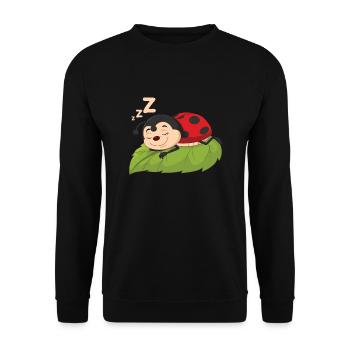 Coccinelle dormante cadeau enfants - Sweat-shirt Unisexe - noir - Devant - Alina (178cm) & Michal (187cm)