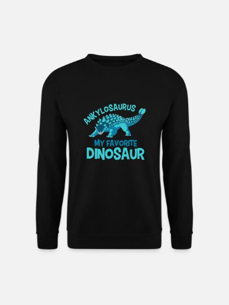 Lieblingsdinosaurier Ankylosaurus - Unisex Pullover - Schwarz