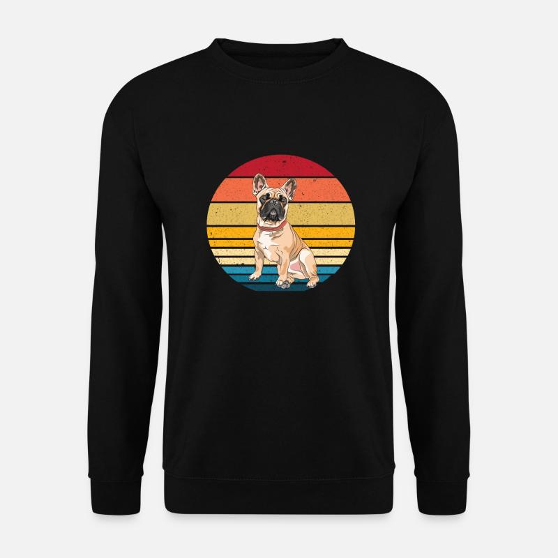 Französische Bulldogge - Unisex Pullover - Schwarz
