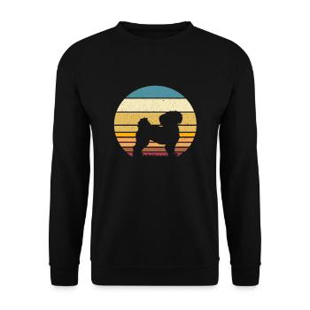 Bolonka Zwetna - Sweat-shirt Unisexe - noir - Devant - Alina (178cm) & Michal (187cm)