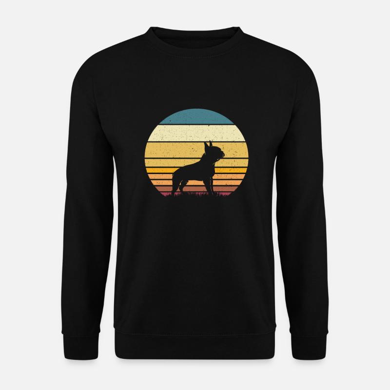 Boston Terrier - Unisex Pullover - Schwarz