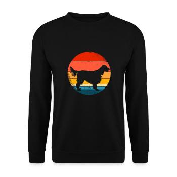 Irish Setter - Unisex Sweatshirt - black - Front - Alina (178cm) & Michal (187cm)