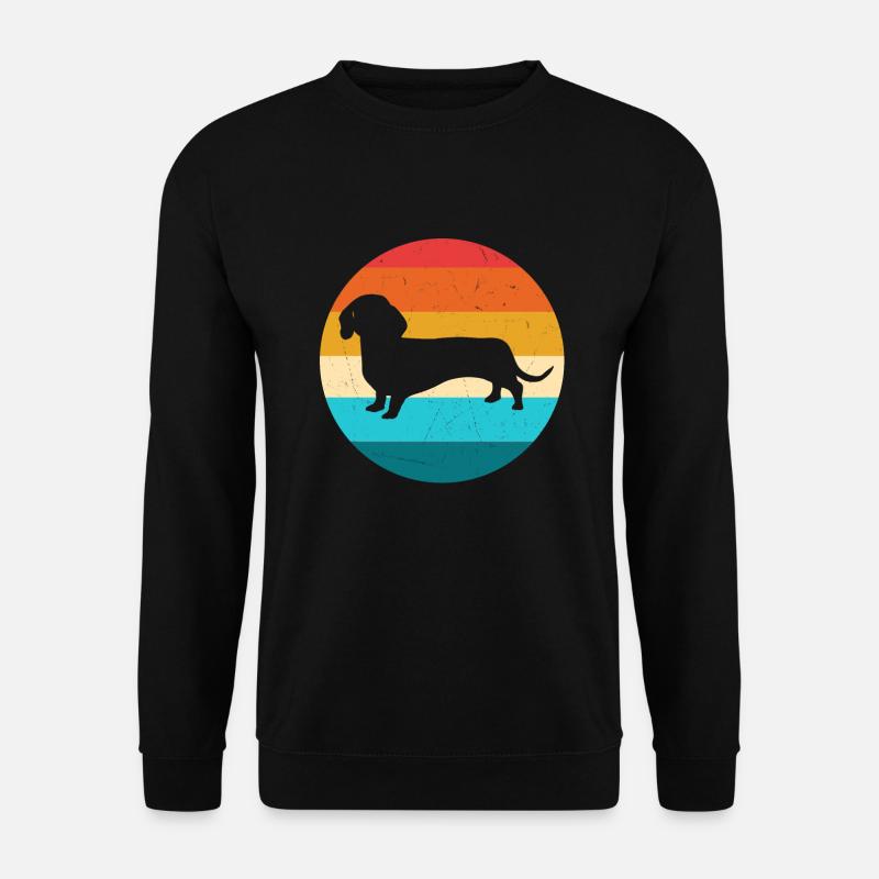 dachshund - Unisex Sweatshirt - black