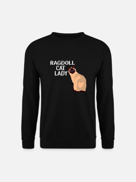 Ragdoll Cats Lady - Unisex Sweatshirt - black