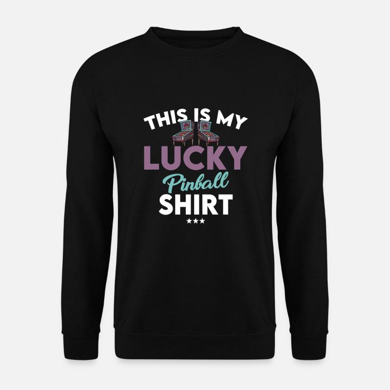 Flipper Glücks Shirt Geschenk - Unisex Pullover - Schwarz