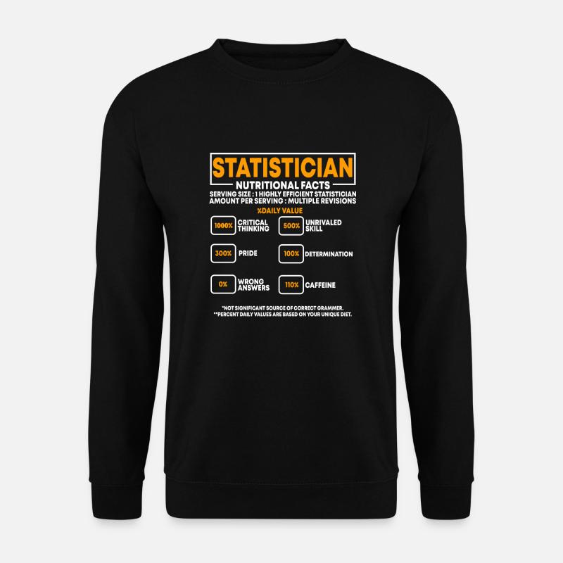 statistician - Unisex Sweatshirt - black