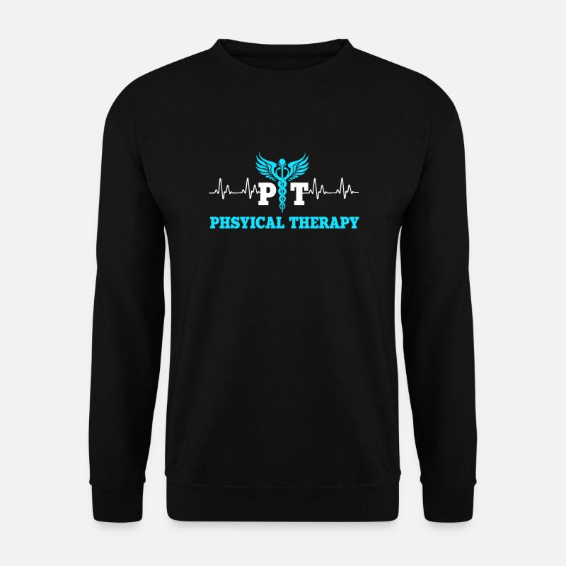 Physiotherapie Herzschlag - Unisex Pullover - Schwarz