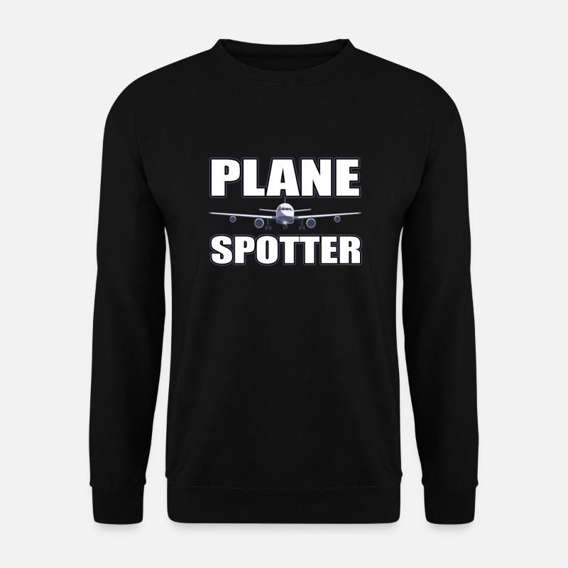 Planespotter - Unisex Pullover - Schwarz